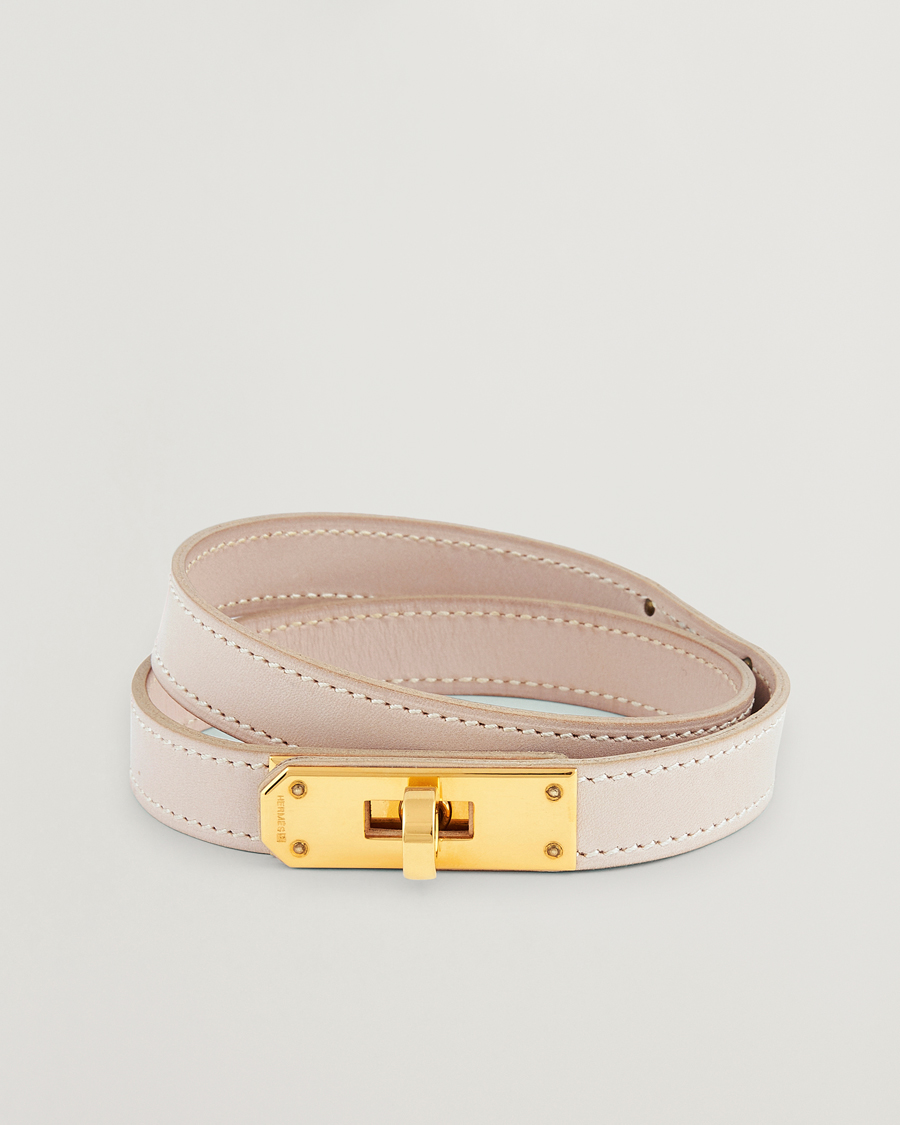 Homme | Hermès Pre-Owned Kelly Bracelet Beige | Hermès Pre-Owned | Kelly Bracelet Beige
