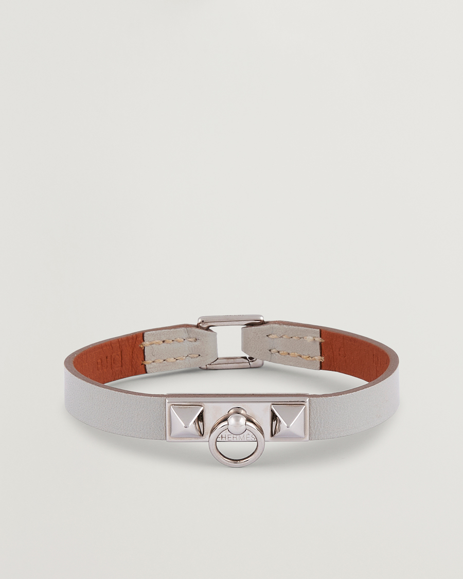 Homme | Hermès Pre-Owned Rivale Mini Bracelet Grey | Hermès Pre-Owned | Rivale Mini Bracelet Grey