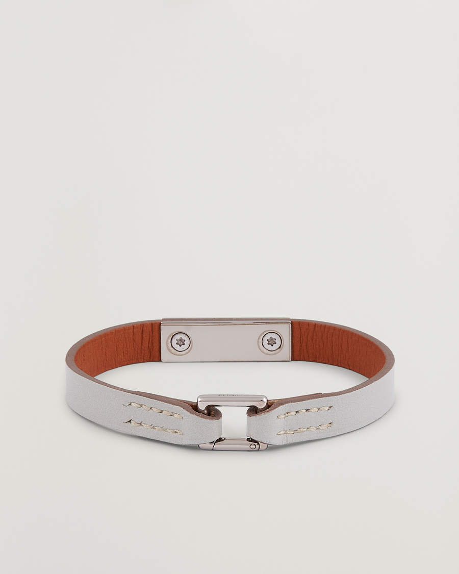 Homme | Hermès Pre-Owned Rivale Mini Bracelet Grey | Hermès Pre-Owned | Rivale Mini Bracelet Grey