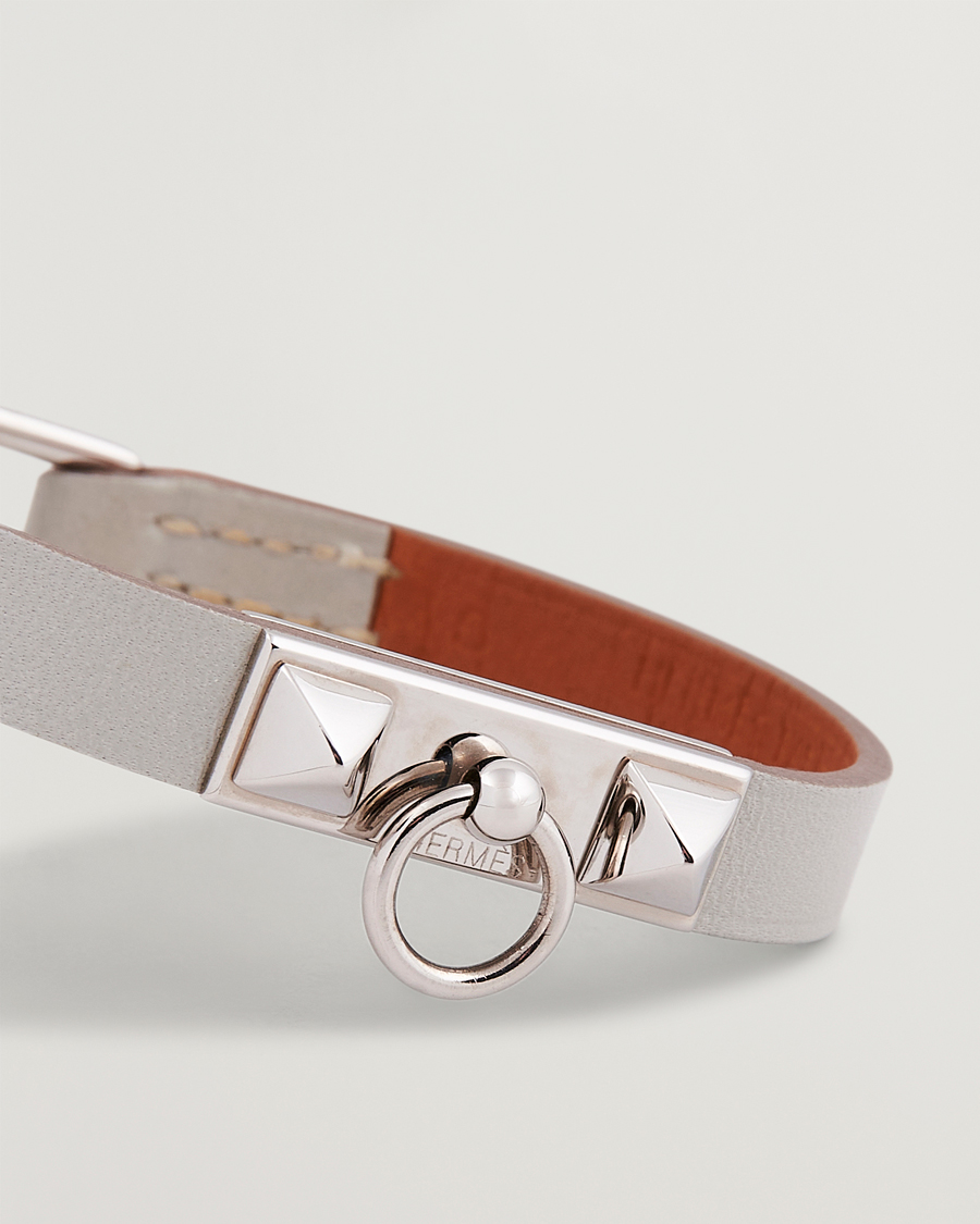 Homme | Hermès Pre-Owned Rivale Mini Bracelet Grey | Hermès Pre-Owned | Rivale Mini Bracelet Grey