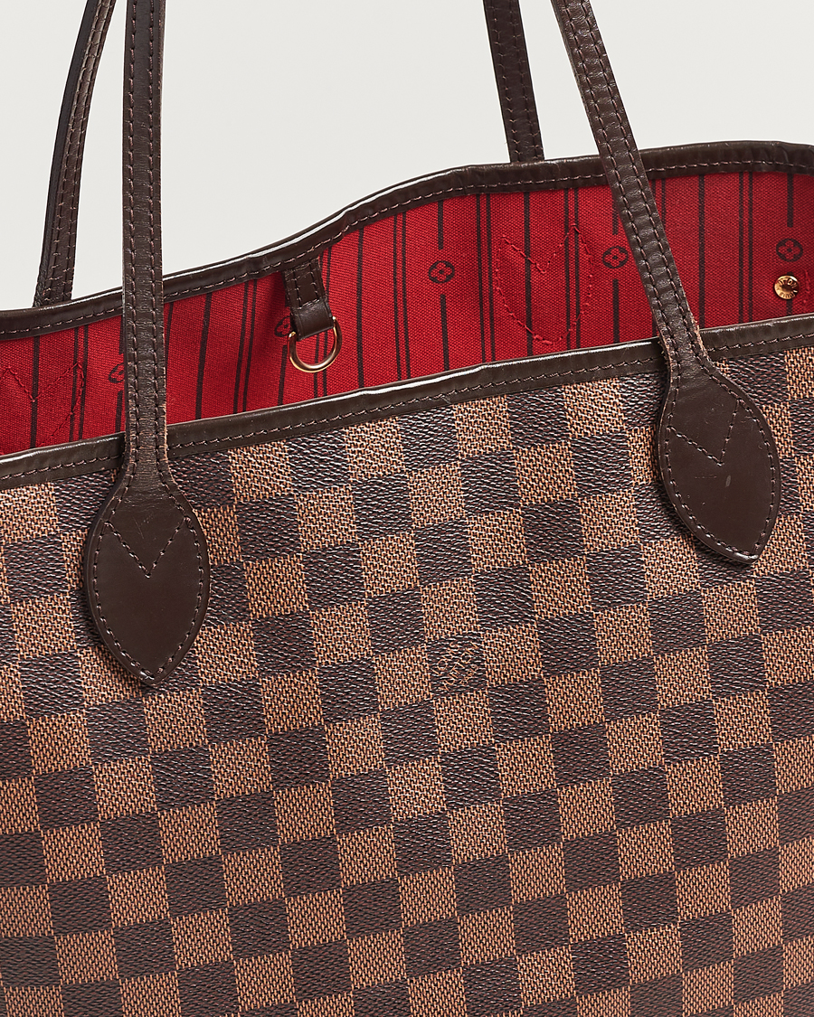 Homme | Louis Vuitton Pre-Owned Neverfull MM Totebag Damier Ebene | Louis Vuitton Pre-Owned | Neverfull MM Totebag Damier Ebene