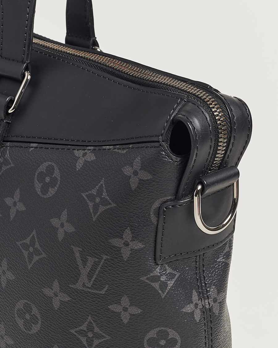 Homme | Louis Vuitton Pre-Owned Explorer Tote Bag Monogram Eclipse | Louis Vuitton Pre-Owned | Explorer Tote Bag Monogram Eclipse