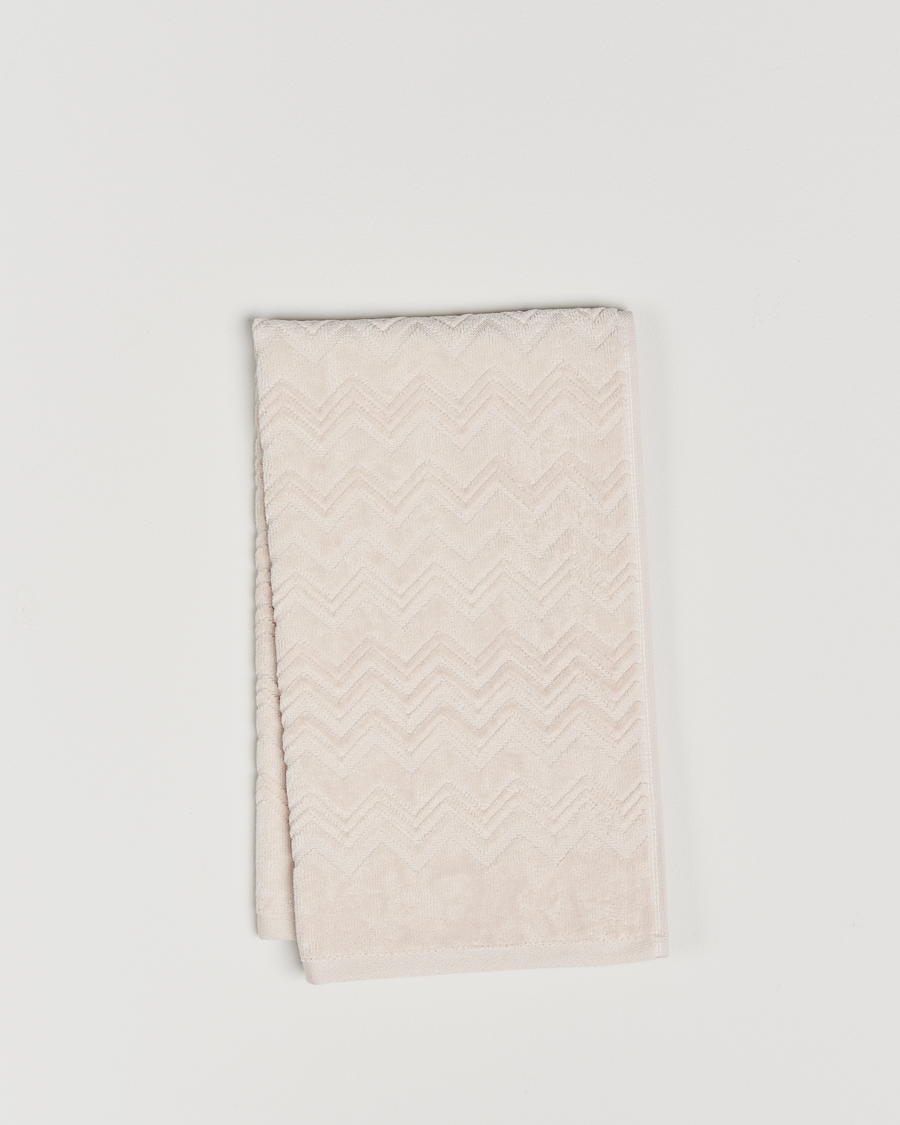 Homme | Tissus | Missoni Home | Chalk Hand Towel 40x70cm Beige