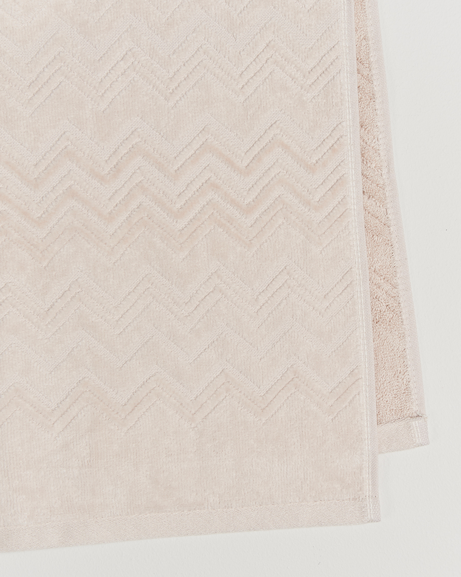Homme | Missoni Home Chalk Hand Towel 40x70cm Beige | Missoni Home | Chalk Hand Towel 40x70cm Beige