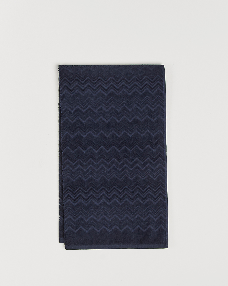 Homme | Tissus | Missoni Home | Chalk Bath Towel 70x115cm Navy