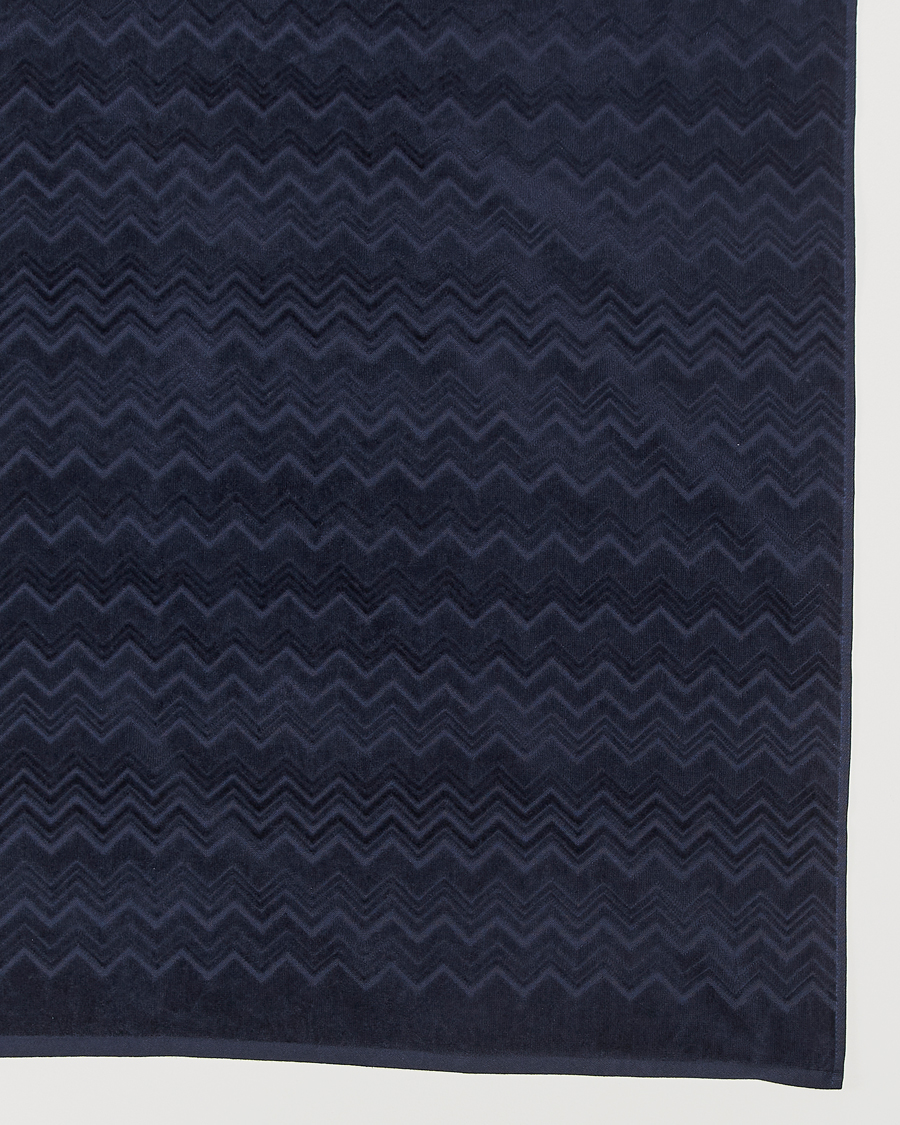 Homme | Tissus | Missoni Home | Chalk Bath Towel 70x115cm Navy