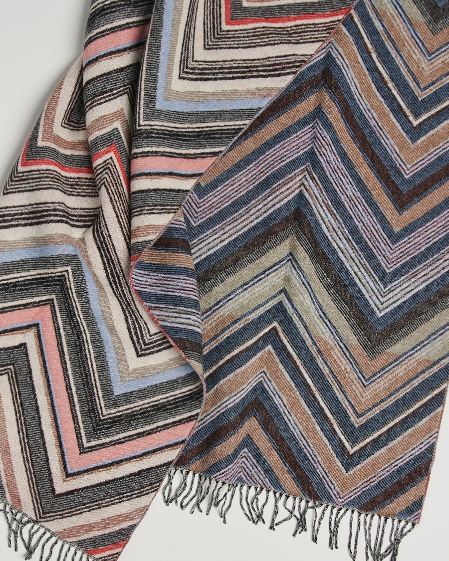 Heren | Stoffen | Missoni Home | Chevron Wool Throw 130x190cm Multicolor