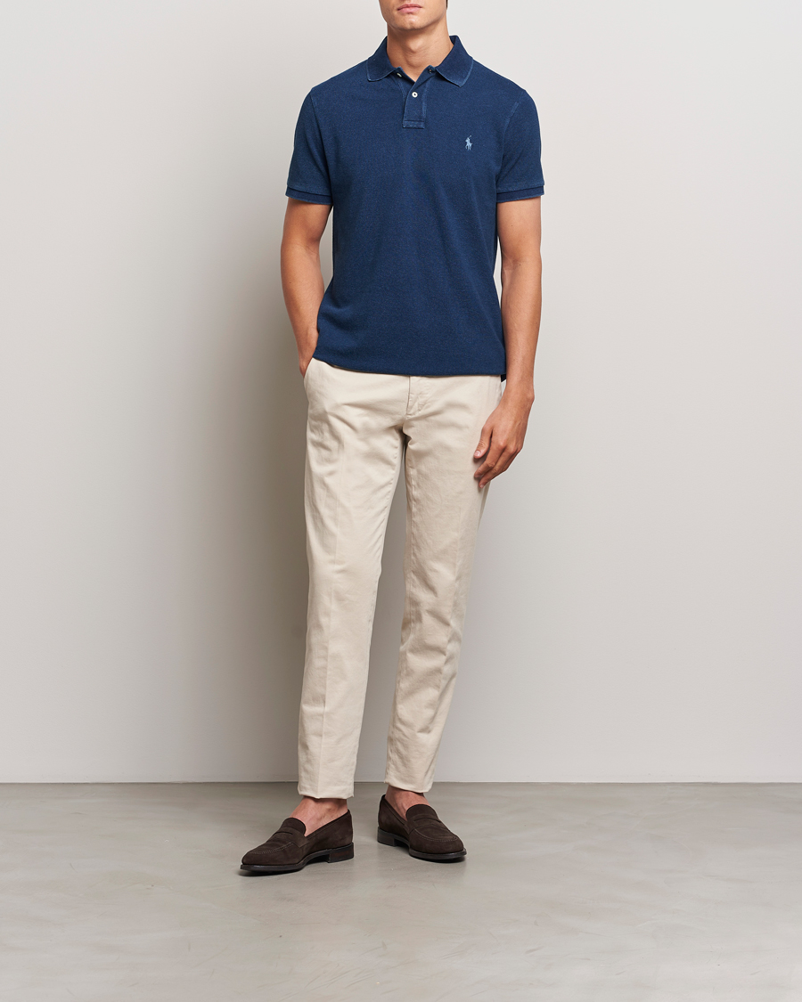 Homme | Polos | Polo Ralph Lauren | Custom Slim Fit Polo Dark Indigo