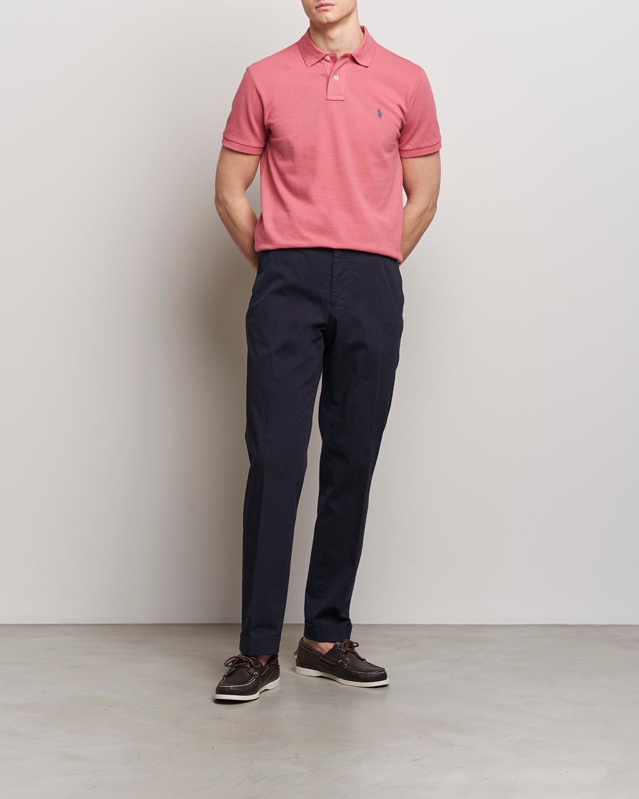 Homme | Polos | Polo Ralph Lauren | Custom Slim Fit Polo Adirondack Red
