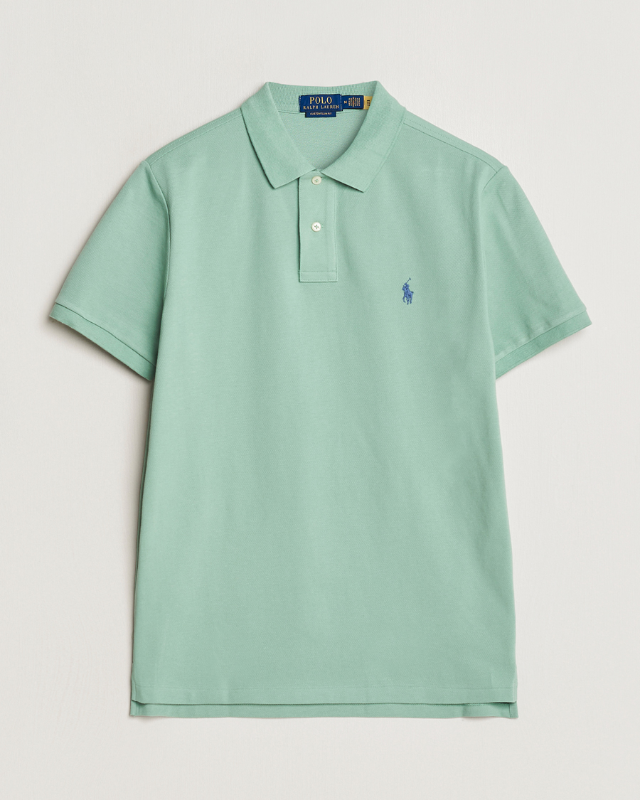 Homme | Polos | Polo Ralph Lauren | Custom Slim Fit Polo Faded Mint