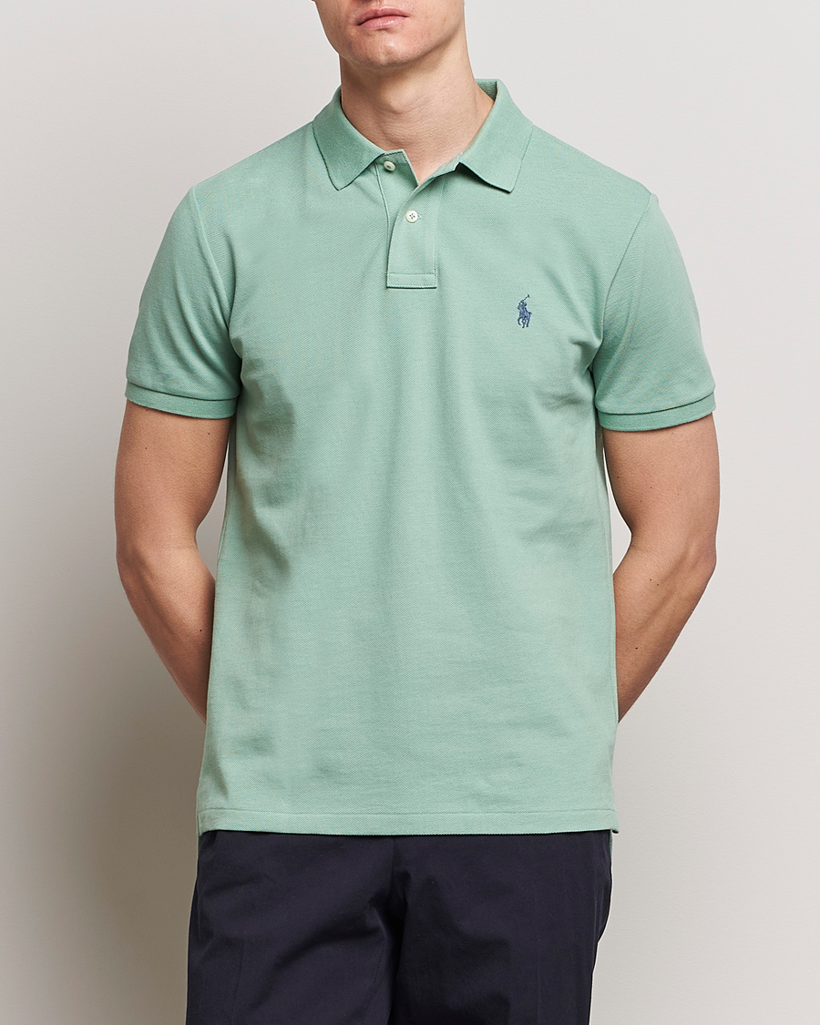 Homme | Polos | Polo Ralph Lauren | Custom Slim Fit Polo Faded Mint