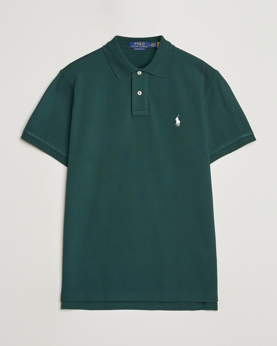 Homme | Polos | Polo Ralph Lauren | Custom Slim Fit Polo Moss Agate