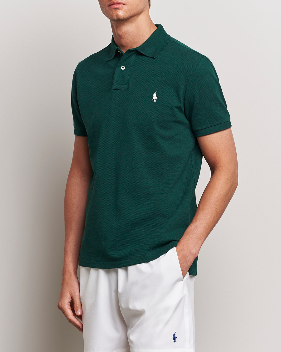 Homme | Polos | Polo Ralph Lauren | Custom Slim Fit Polo Moss Agate