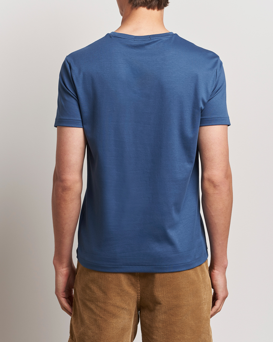 Heren | T-shirts | Polo Ralph Lauren | Luxury Pima Cotton Crew Neck T-Shirt Clancy Blue
