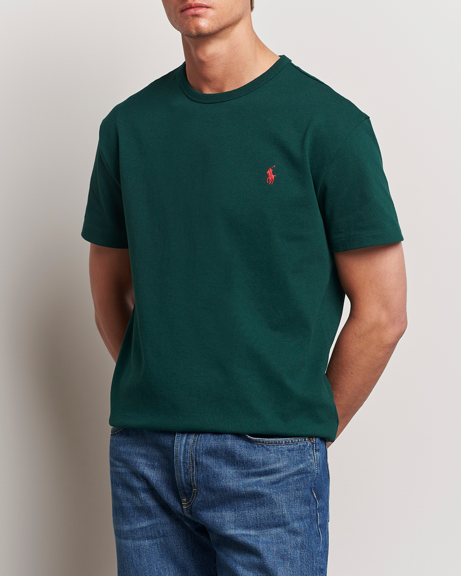 Heren | T-shirts | Polo Ralph Lauren | Heavyweight Crew Neck T-Shirt Moss Agate