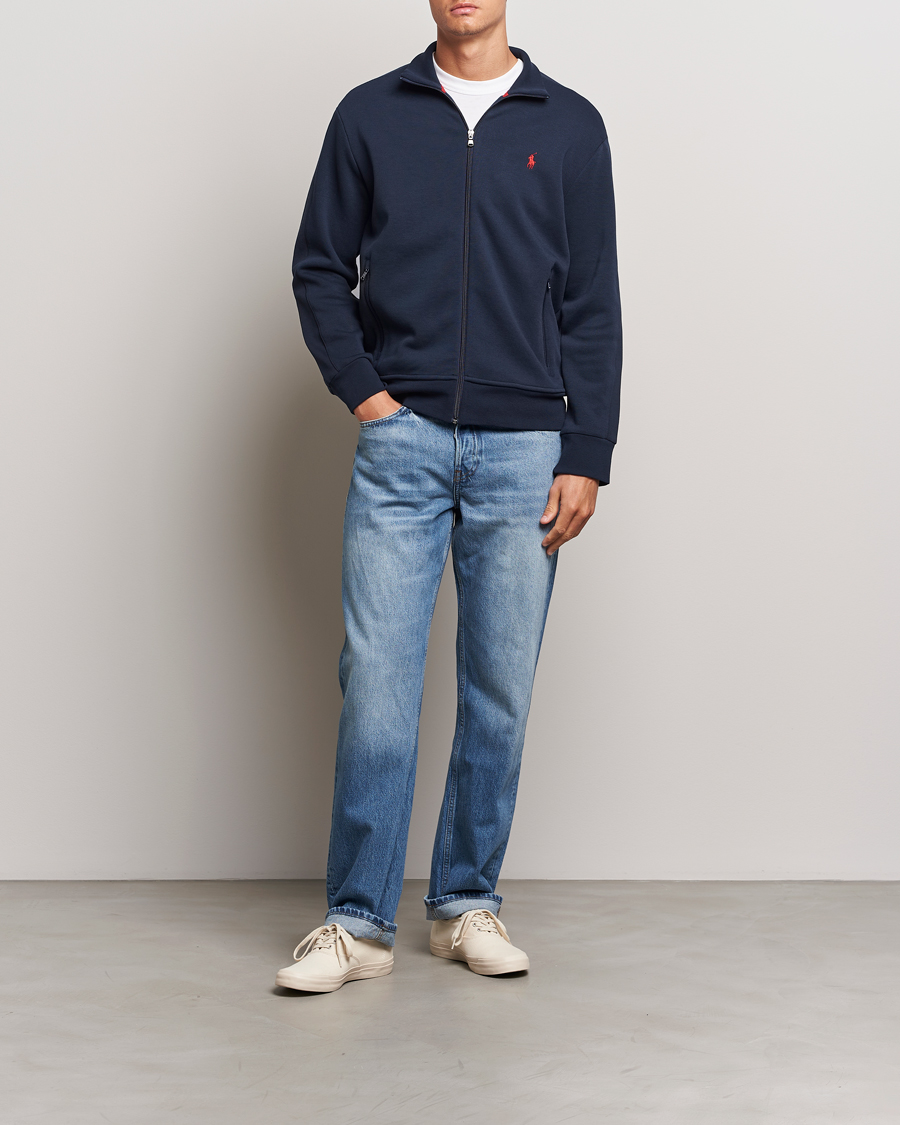 Homme | Pulls Et Tricots | Polo Ralph Lauren | Tech Double Knit Full Zip Aviator Navy