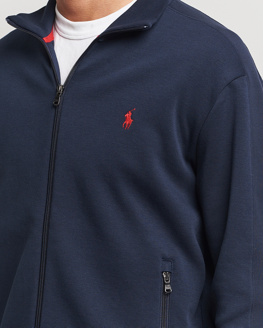Homme | Pulls Et Tricots | Polo Ralph Lauren | Tech Double Knit Full Zip Aviator Navy