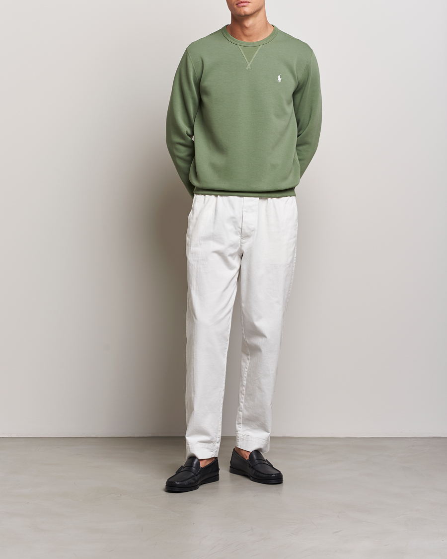 Heren | Truien | Polo Ralph Lauren | Tech Double Knit Crew Neck Sweatshirt Cargo Green