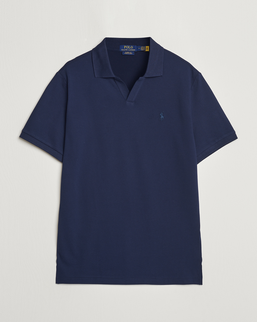 Heren | Polo's | Polo Ralph Lauren | Classic Fit Open Collar Polo Refined Navy