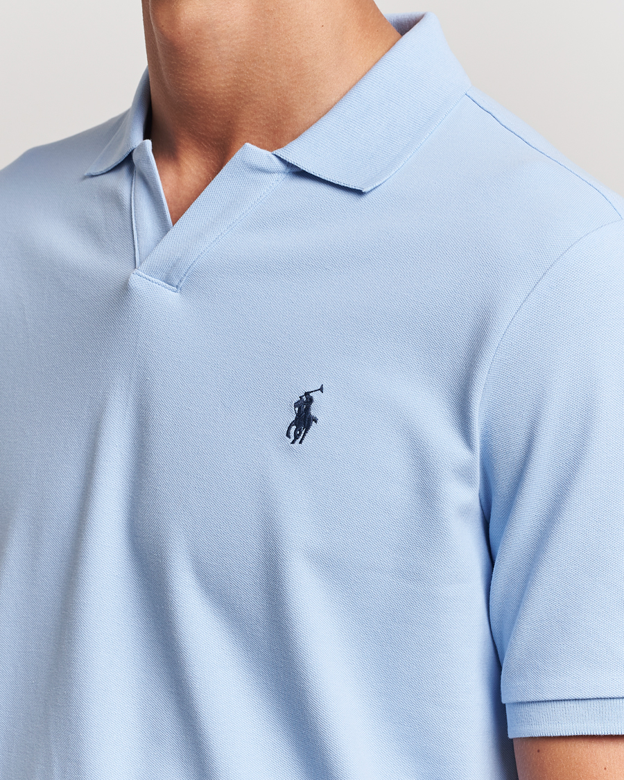 Homme | Polos | Polo Ralph Lauren | Classic Fit Open Collar Polo Office Blue