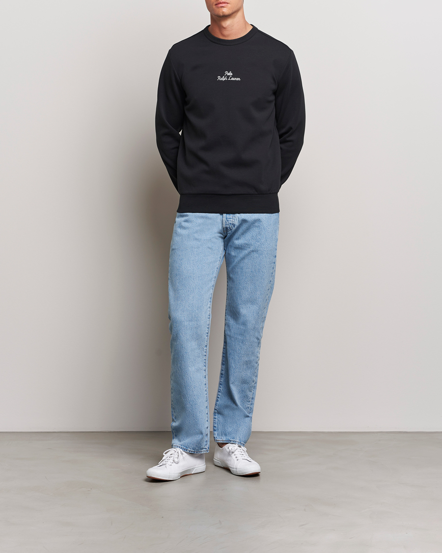 Heren | Truien | Polo Ralph Lauren | Center Logo Crew Neck Sweatshirt Black