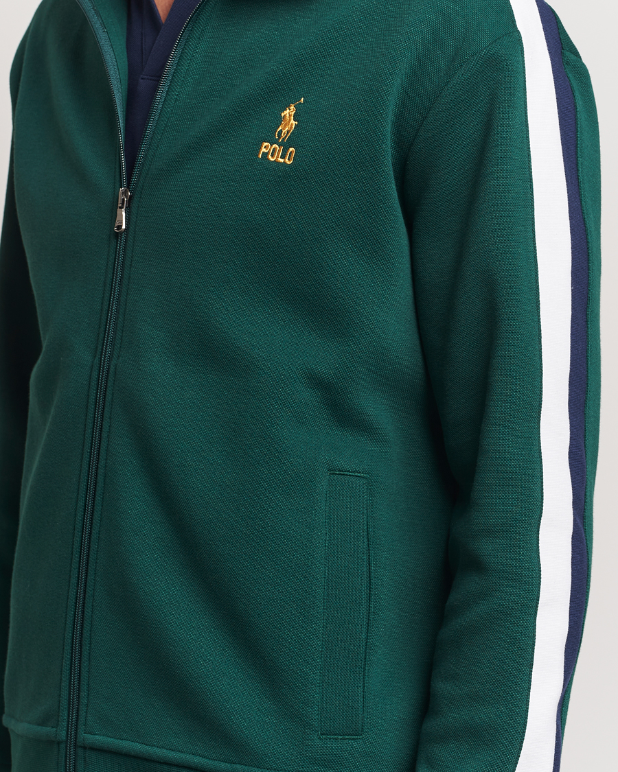 Homme | Pulls Et Tricots | Polo Ralph Lauren | Double Knit Taped Track Jacket Moss Agate