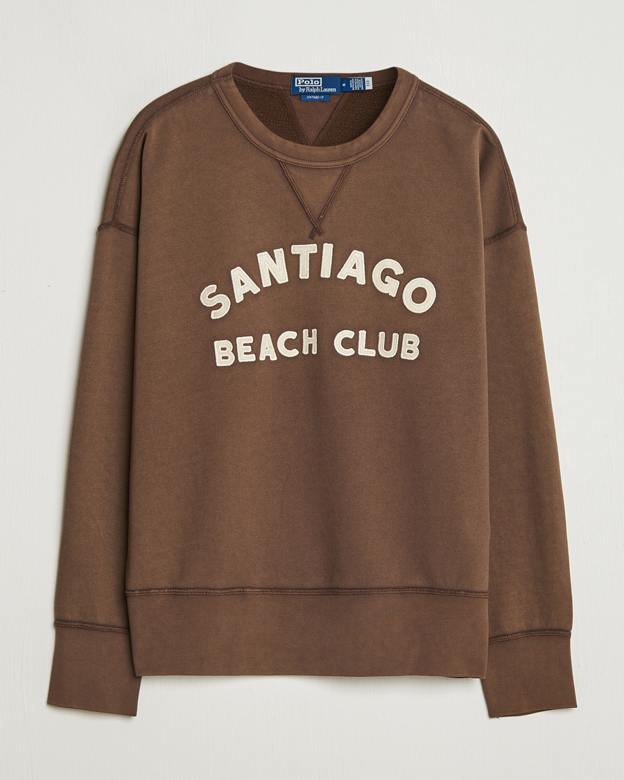 Homme | Pulls Et Tricots | Polo Ralph Lauren | Graphic Vintage Fleece Sweatshirt Court Brown