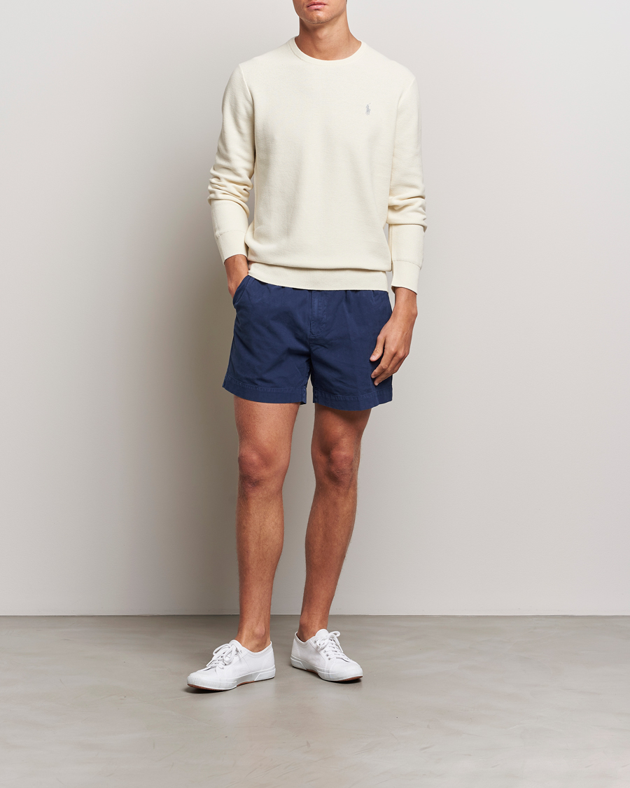 Homme | Pulls Et Tricots | Polo Ralph Lauren | Textured Crew Neck Sweater Herbal Milk