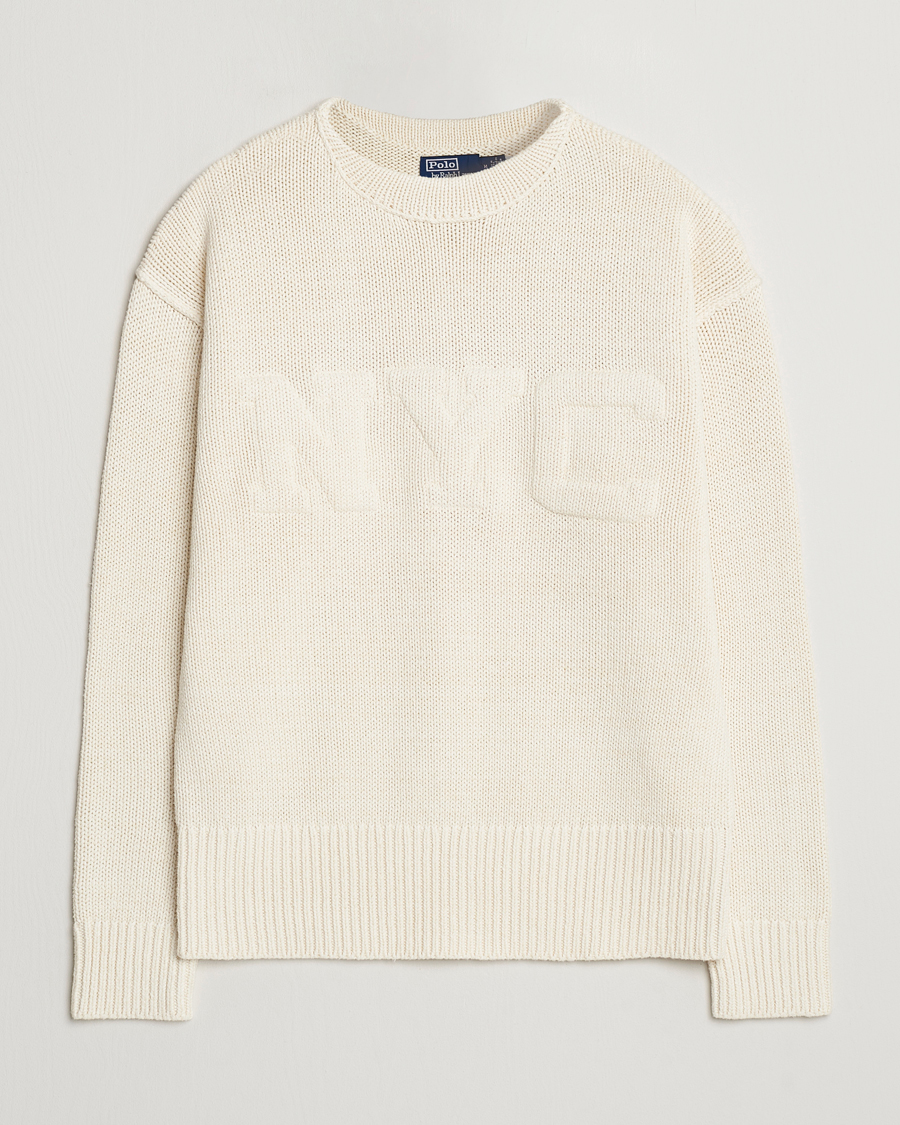 Heren | Truien | Polo Ralph Lauren | NYC Knitted Sweater Cream