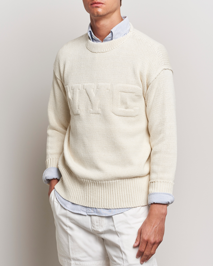 Heren | Truien | Polo Ralph Lauren | NYC Knitted Sweater Cream