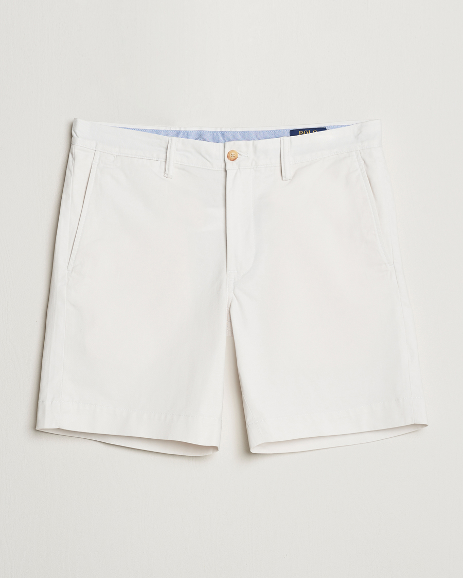 Homme | Shorts | Polo Ralph Lauren | Tailored Slim Fit Shorts Deckwash White