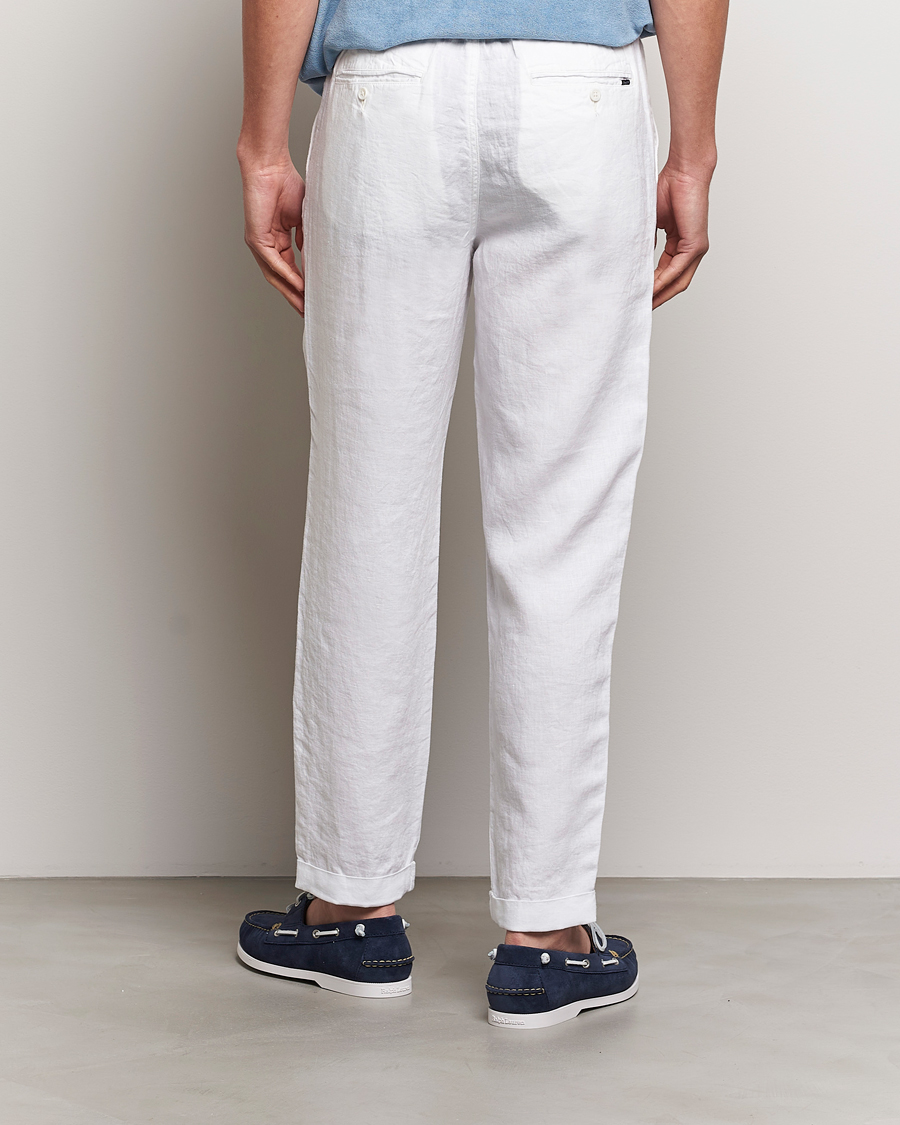 Homme | Pantalons | Polo Ralph Lauren | Prepster Linen Trousers Ceramice White