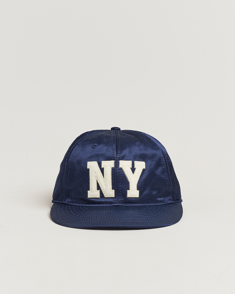 Homme | Polo Ralph Lauren NY Satin Baseball Cap Newport Navy | Polo Ralph Lauren | NY Satin Baseball Cap Newport Navy