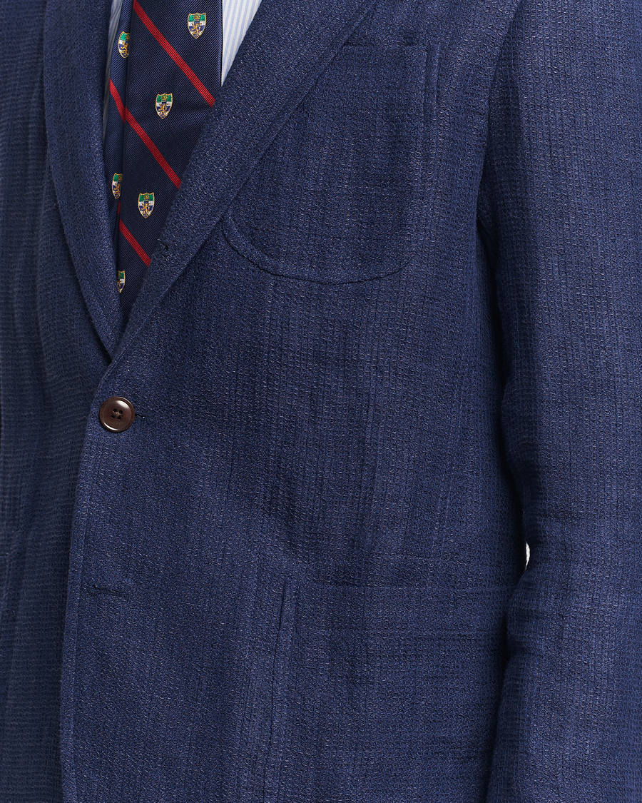 Heren | Blazers | Polo Ralph Lauren | Waffle Textured Sportcoat Navy
