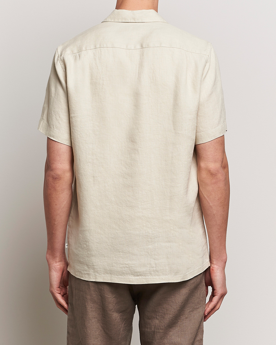 Heren | Overhemden | Samsøe Samsøe | Saavan Linen Short Sleeve Shirt Castle Wall