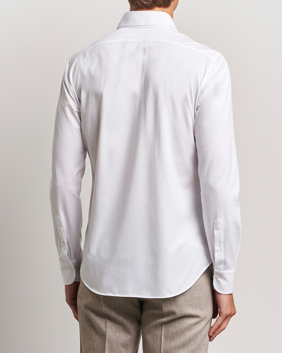 Heren | Overhemden | Grigio | Cotton Jersey Shirt White