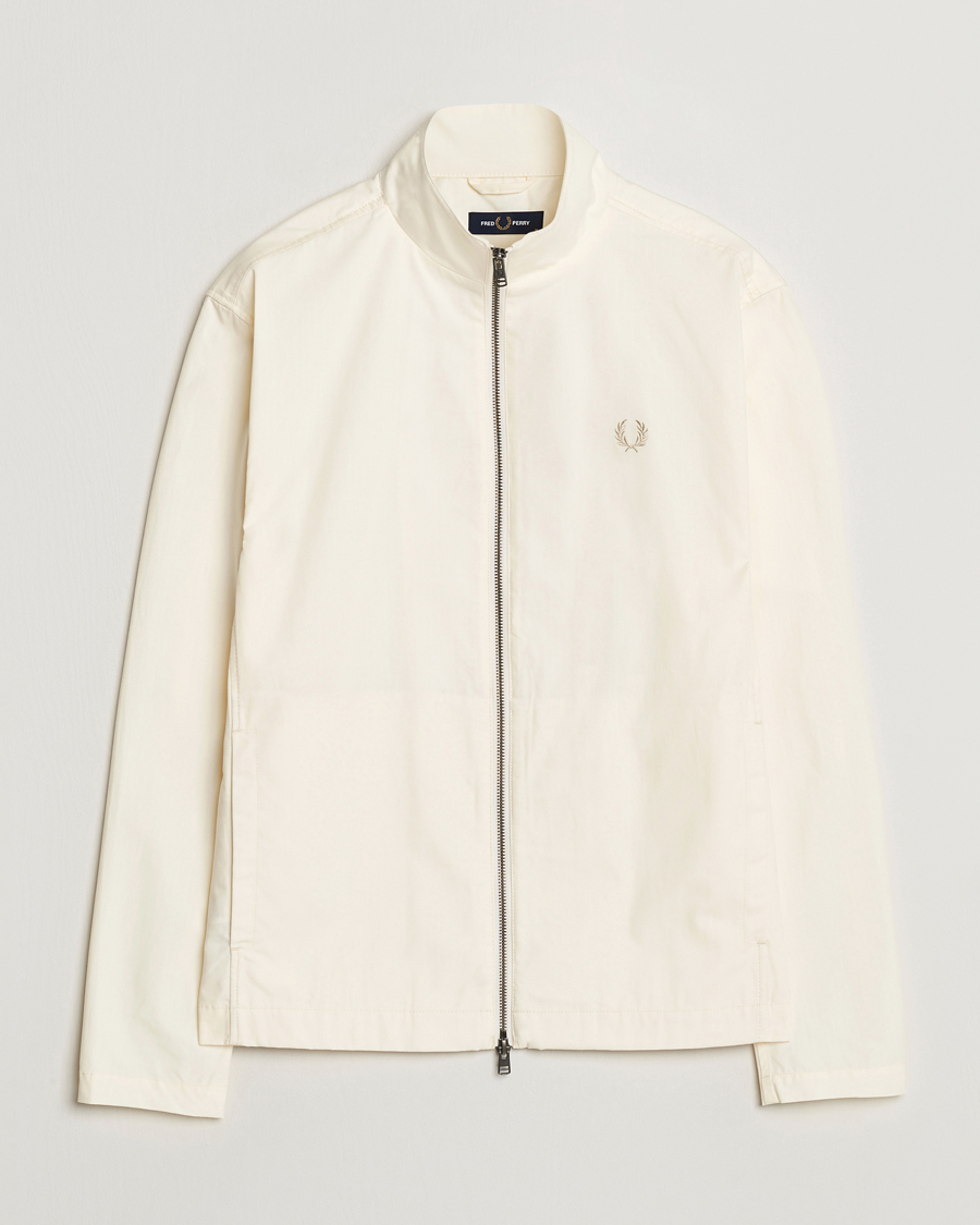 Homme | Manteaux Et Vestes | Fred Perry | Woven Ripstop Shirt Jacket Ecru