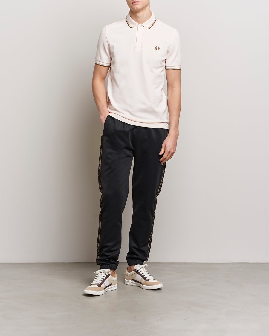 Homme | Polos | Fred Perry | Twin Tipped Polo Shirt Silky Peach