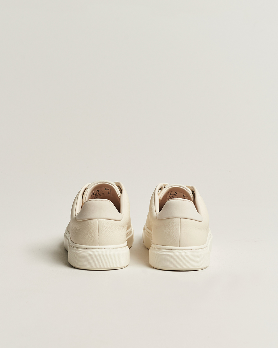Homme | Fred Perry B71 Grained Leather Sneaker Ecru | Fred Perry | B71 Grained Leather Sneaker Ecru