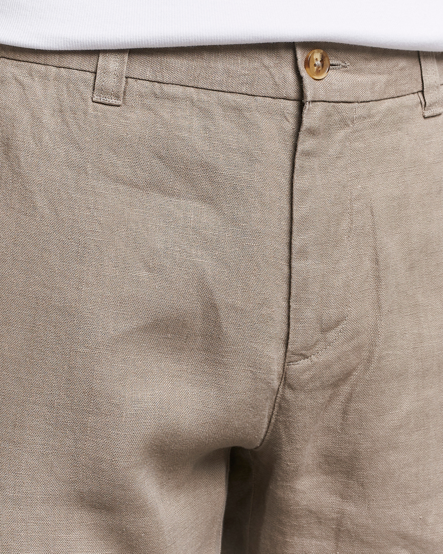 Heren | Korte broek | NN07 | Crown Linen Shorts Greige