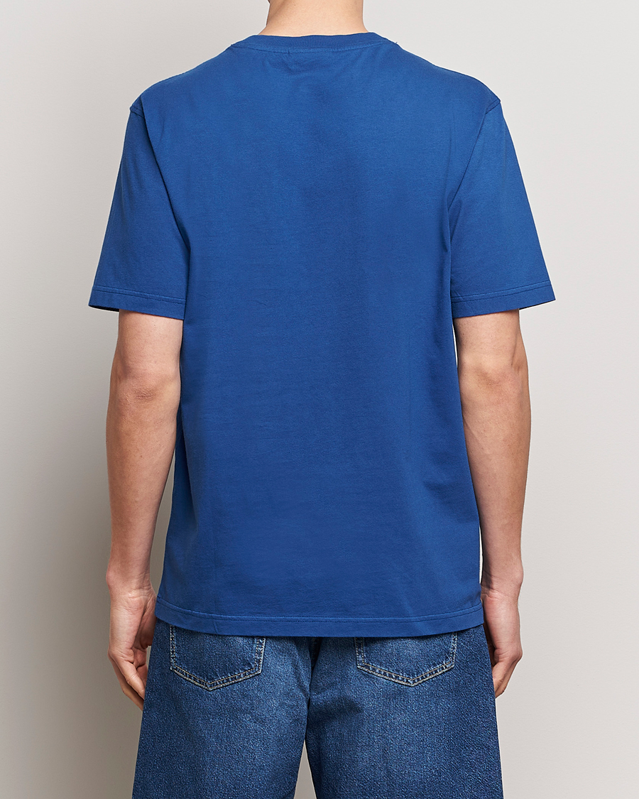 Homme | T-shirts | NN07 | Adam Printed Crew Neck T-Shirt Blue Quartz