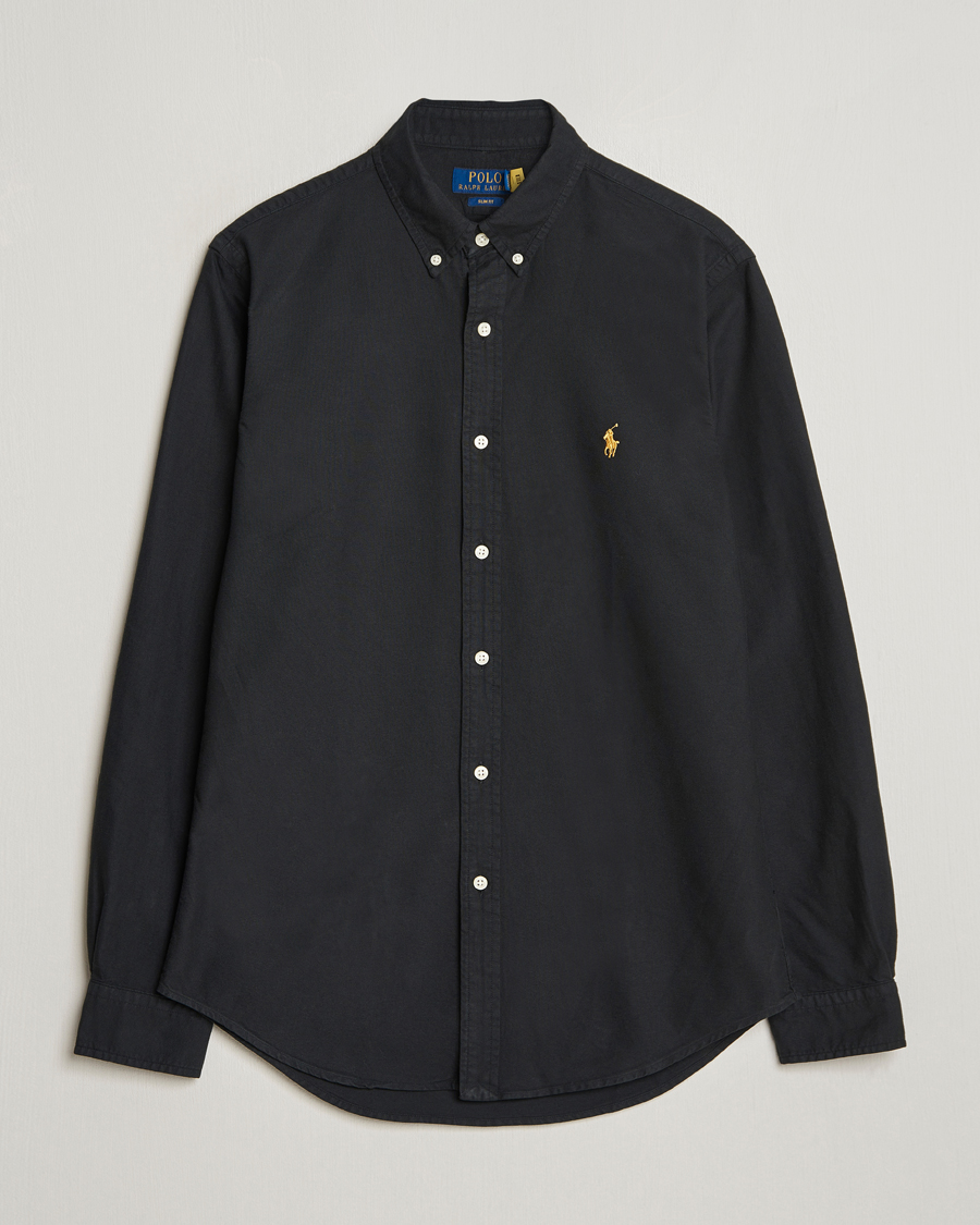 Heren | Overhemden | Polo Ralph Lauren | Slim Fit Oxford Shirt Polo Black