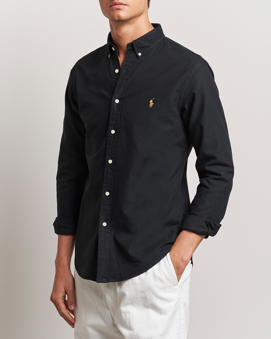 Heren | Overhemden | Polo Ralph Lauren | Slim Fit Oxford Shirt Polo Black