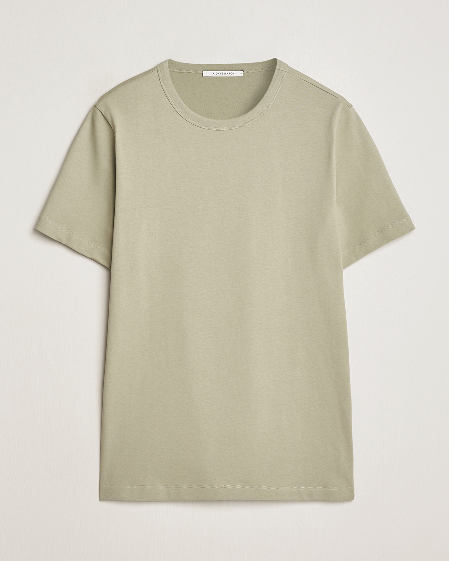 Homme | T-shirts | A Day's March | Heavy T-Shirt Green Tea