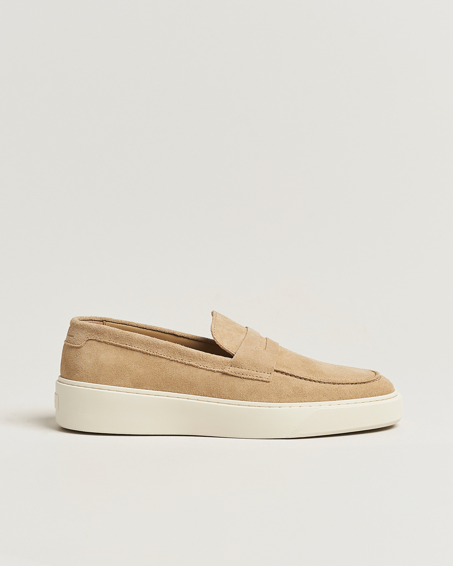 Heren | J.Lindeberg Mauri Suede Loafer Safari Beige | J.Lindeberg | Mauri Suede Loafer Safari Beige