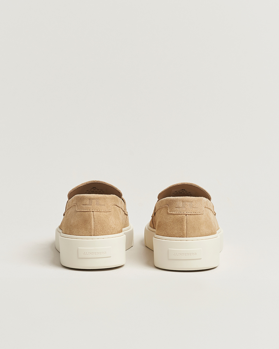Heren | J.Lindeberg Mauri Suede Loafer Safari Beige | J.Lindeberg | Mauri Suede Loafer Safari Beige