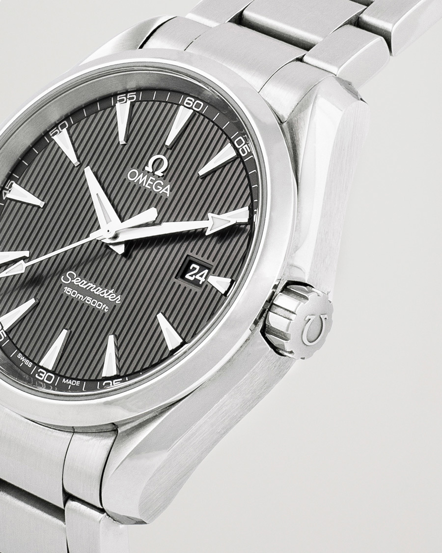 Heren | Omega Pre-Owned Seamaster Aqua Terra Silver | Omega Pre-Owned | Seamaster Aqua Terra Silver