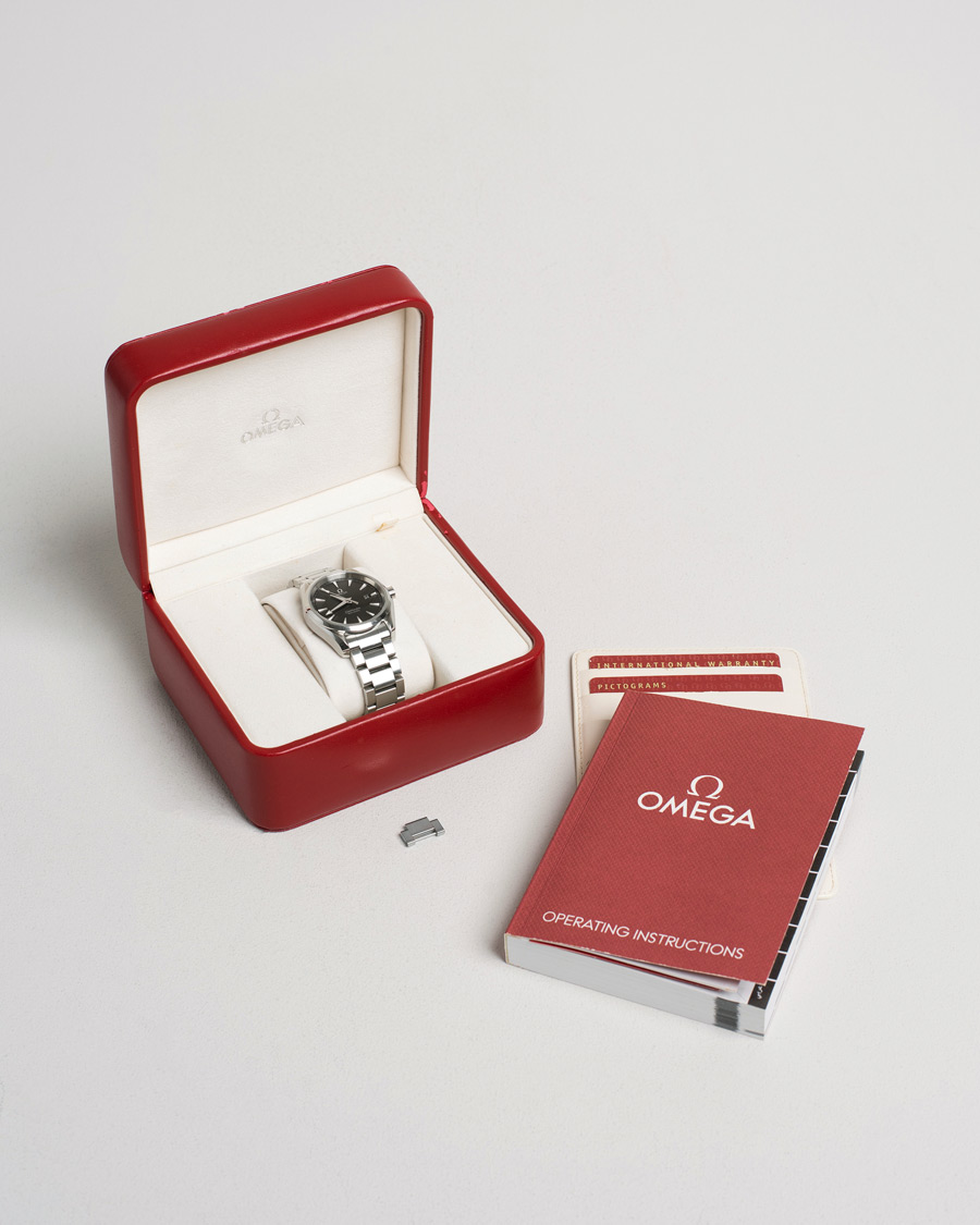 Heren | Omega Pre-Owned Seamaster Aqua Terra Silver | Omega Pre-Owned | Seamaster Aqua Terra Silver