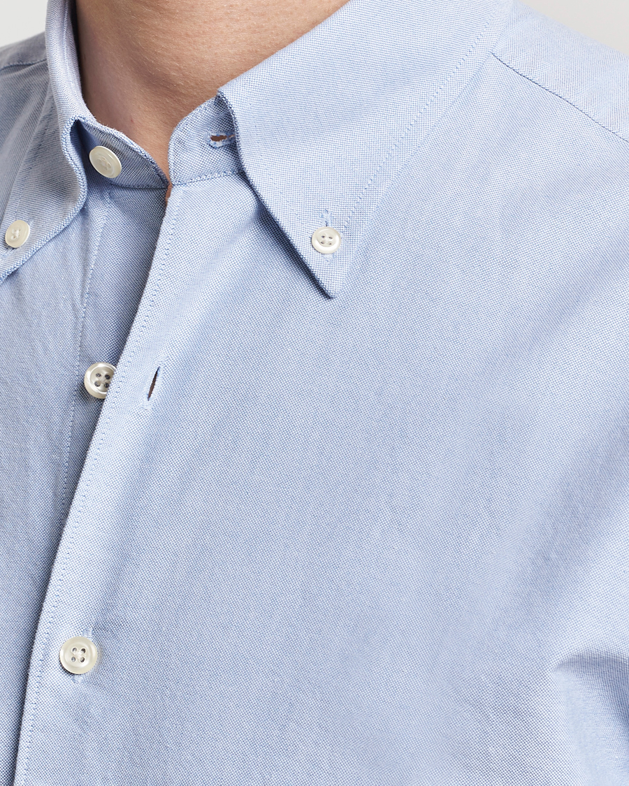 Heren | Overhemden | Oscar Jacobson | Reg Fit BD Casual Oxford Light Blue