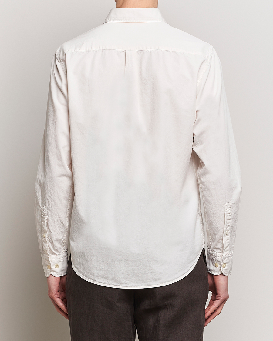 Heren | Overhemden | Oscar Jacobson | Reg Fit Wide Spread C GD Twill Ecru White